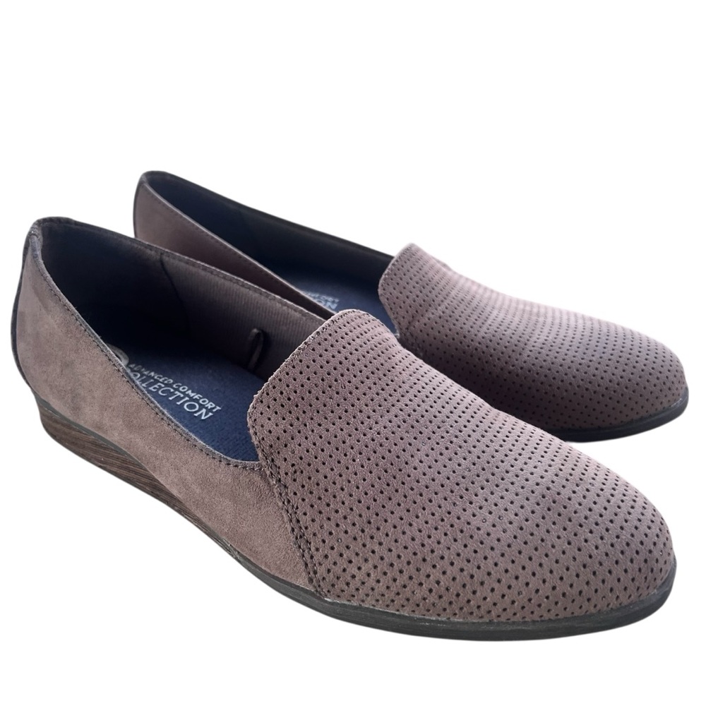 Dr. Scholl's Women’s Advanced Comfort Brown Perforated Loafers Size 8M
